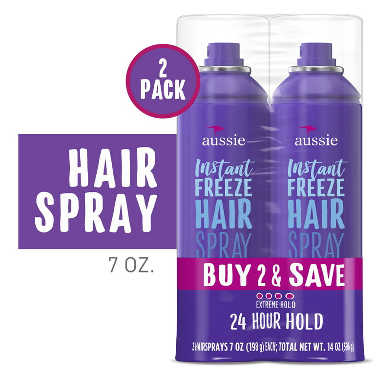 Aussie Instant Freeze Aerosol Hairspray, 10 oz Ingredients and Reviews
