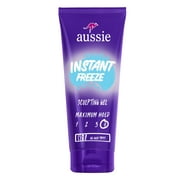 Aussie Instant Freeze Sculpting Gel for Curly Hair, Straight Hair, and Wavy Hair, 7 oz Unisex