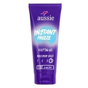 Aussie Instant Freeze Sculpting Hair Gel for Curly Hair, Straight Hair, and Wavy Hair, 7 oz Unisex
