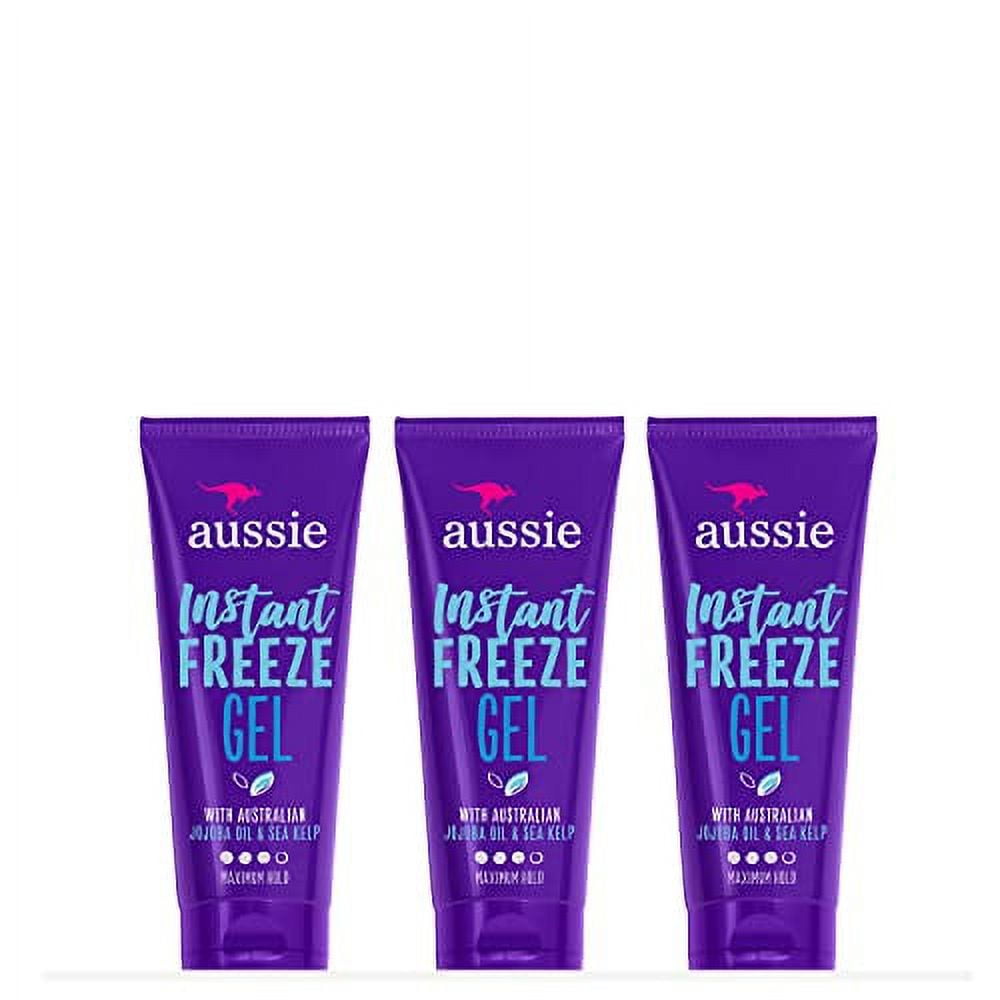  Aussie Hairspray, with Jojoba & Sea Kelp, Instant Freeze,  Extreme Hold, 8.5 fl oz, Triple Pack : Beauty & Personal Care