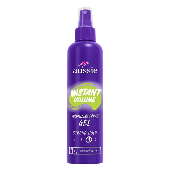 Aussie Instant Volume Volumizing Spray Gel for Wavy Hair, and Straight Hair, Unisex 5.7 fl oz