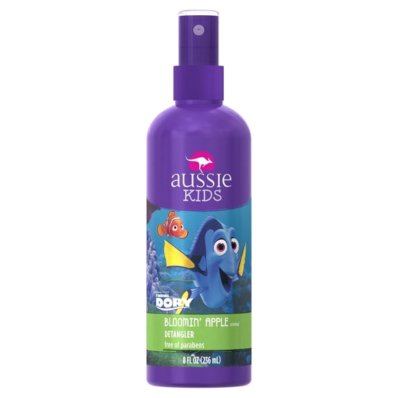 Aussie Kids Bloomin' Apple Detangler, Paraben Free, 8 fl oz