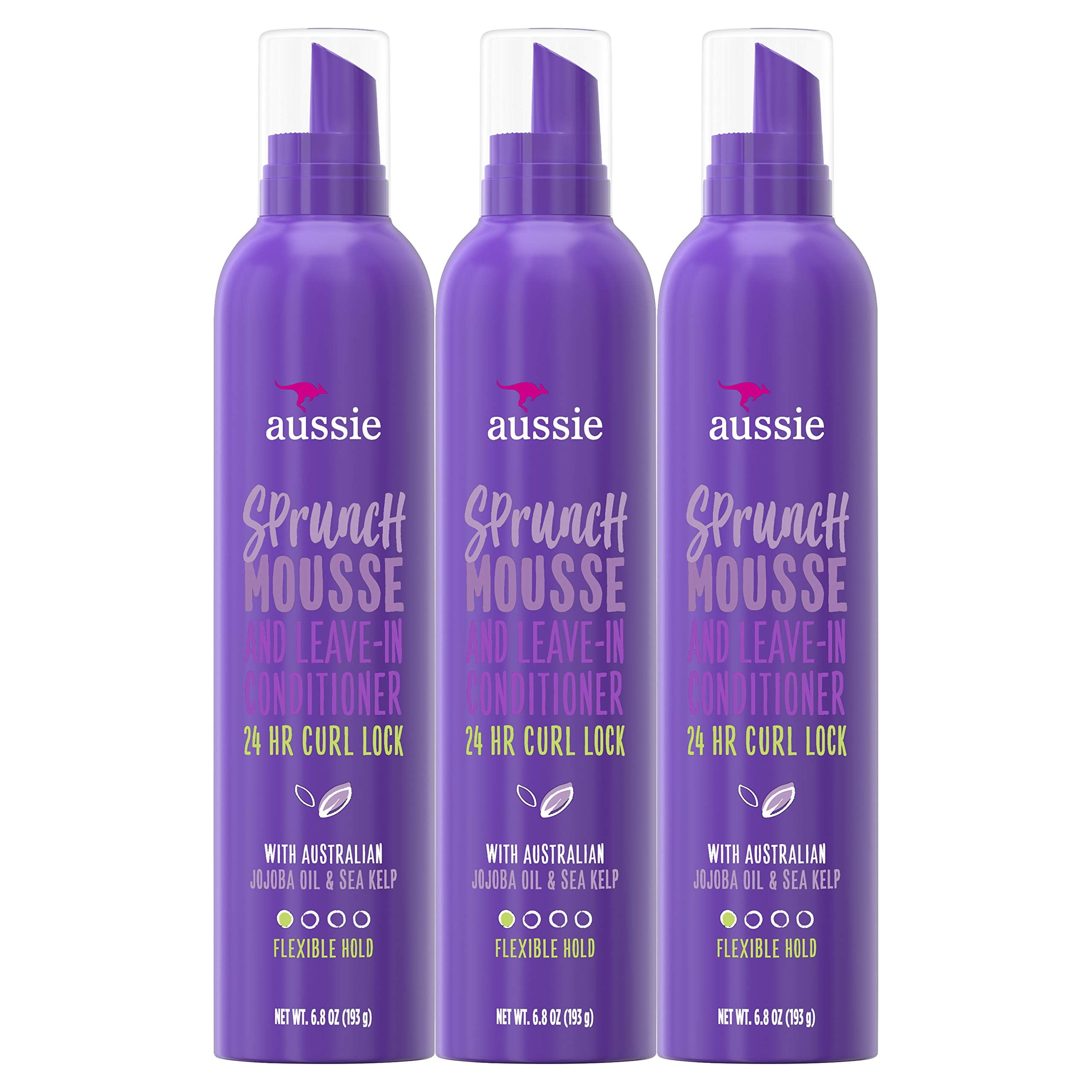 Aussie Leave In Conditioner & Mousse, with Jojoba & Sea Kelp, Sprunch