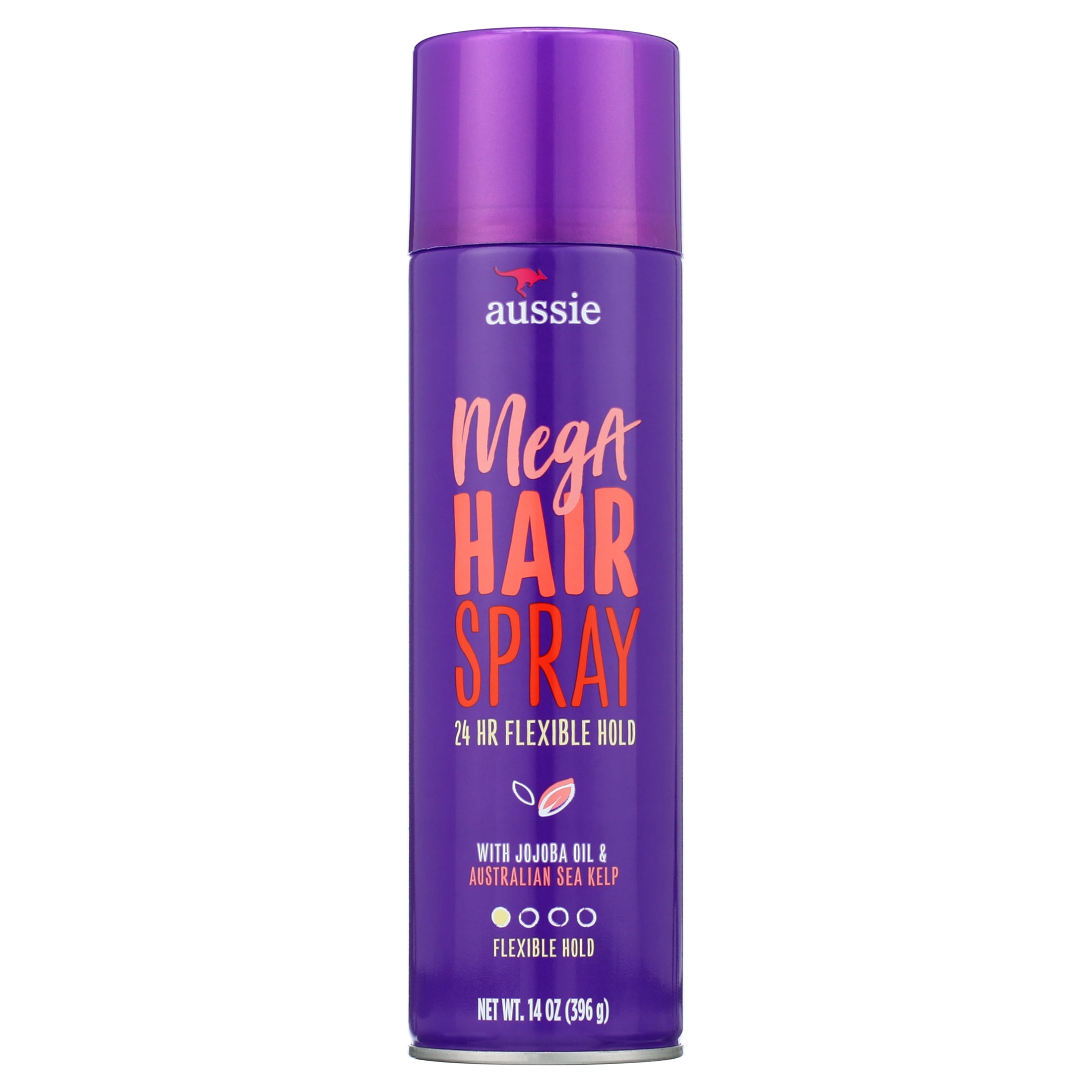 Aussie Mega 24hr Flexible Hold Hair Spray with Australian Jojoba