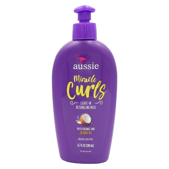 Aussie Milk Miracle Curls Leave-In Detangler 6.7 Oz.,2 packs