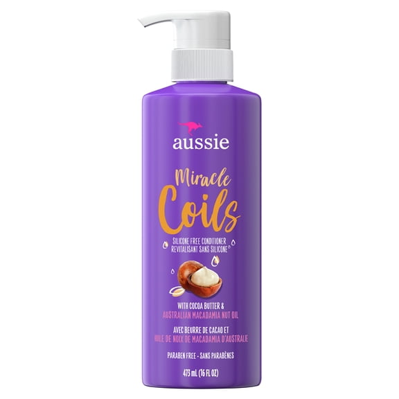 Aussie Miracle Coils Conditioner, Paraben Free, Curly Hair 16 fl oz
