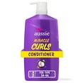 thumbnail image 1 of Aussie Miracle Curls Conditioner with Coconut Oil, Paraben Free, 26.2 fl oz, for All Hair Types, 1 of 9