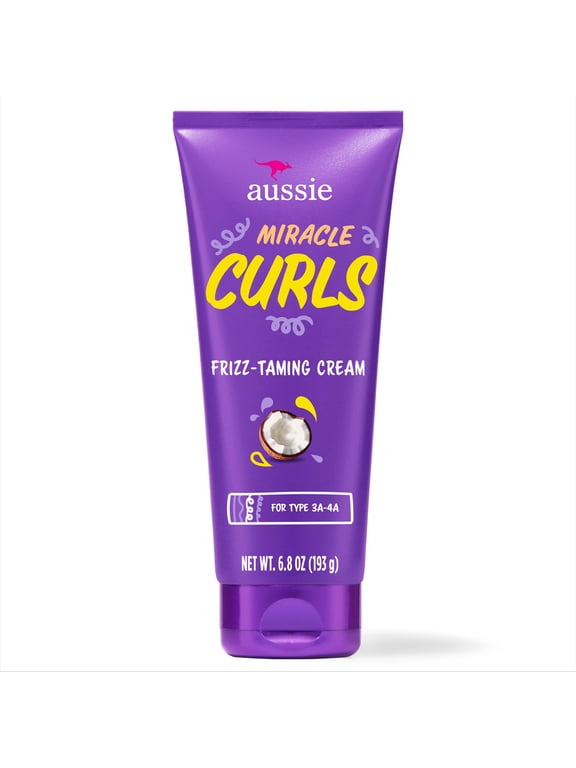 Miracle Curls Frizz Taming Curl Cream, for Curly Hair 6.8 fl oz
