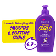 thumbnail interactive-video image 1 of Aussie Miracle Curls Leave-in Detangling Milk, for Curly Hair Types Paraben Free, 6.7 oz, 1 of 11