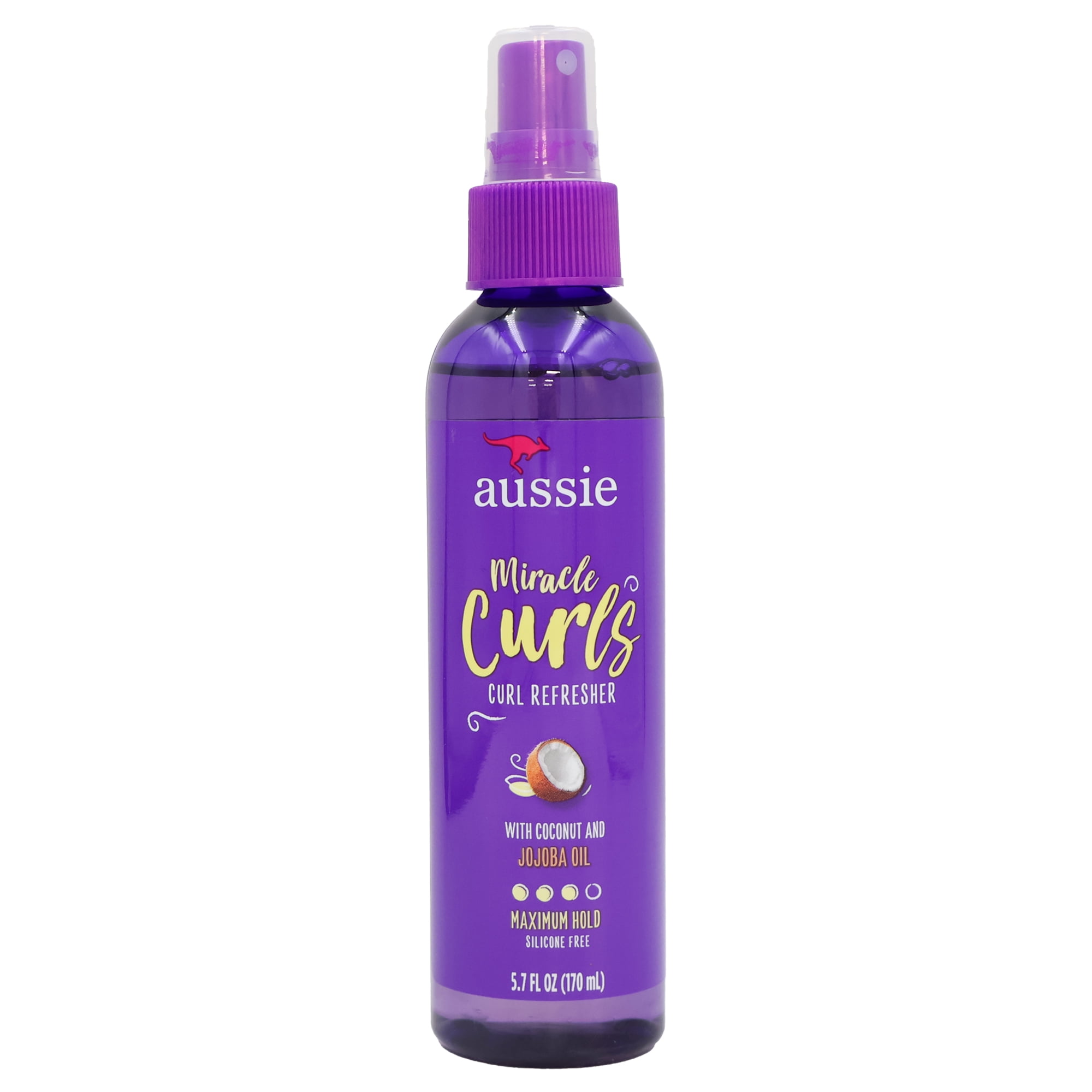 Aussie Miracle Curls Refresher Spray Gel, 5.7 Oz - Walmart.com