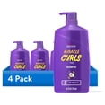 thumbnail interactive-video image 1 of (4 pack) Aussie Miracle Curls Shampoo with Coconut & Jojoba Oil, Foe All Hair Types, Paraben Free, 26.2 fl oz, 1 of 11