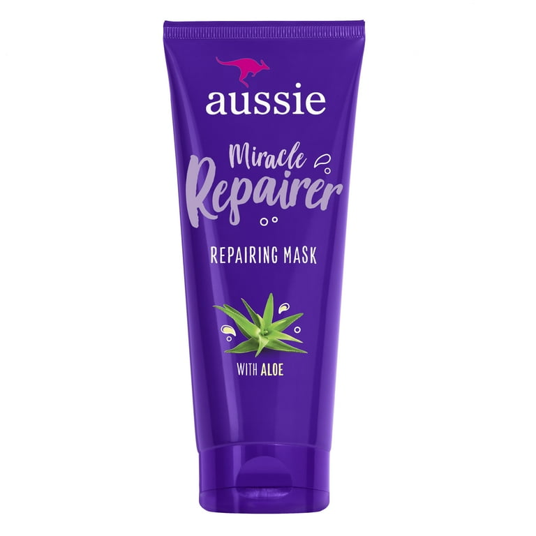 Aussie Miracle Hair Repairer Reconstructing Mask with Aloe, for