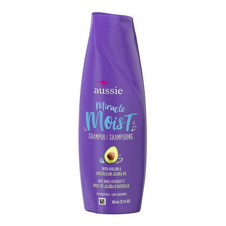 Aussie Miracle Moist Shampoo, 12.1 Oz - Walmart.com