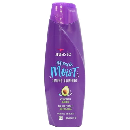 Aussie Miracle Moist Shampoo, 12.1 Oz.