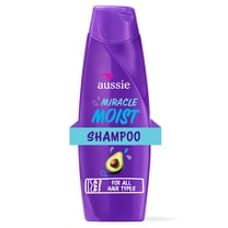 Aussie Miracle Moist Shampoo for All Hair Types with Avocado, Moisturizing, Paraben Free, 12.1 fl oz