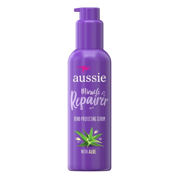Aussie Miracle Repairer Hair Bonding Serum with Aloe, For All Hair Types 3.2 fl oz