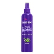 Aussie Miracle Repairer Hi Temp Heat Hair Protectant with Aloe, All Hair Types, 8.5 fl oz