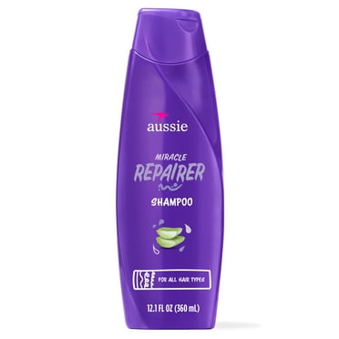 Aussie Miracle Repairer Shampoo with Aloe for All Hair Types, 12.1 fl oz
