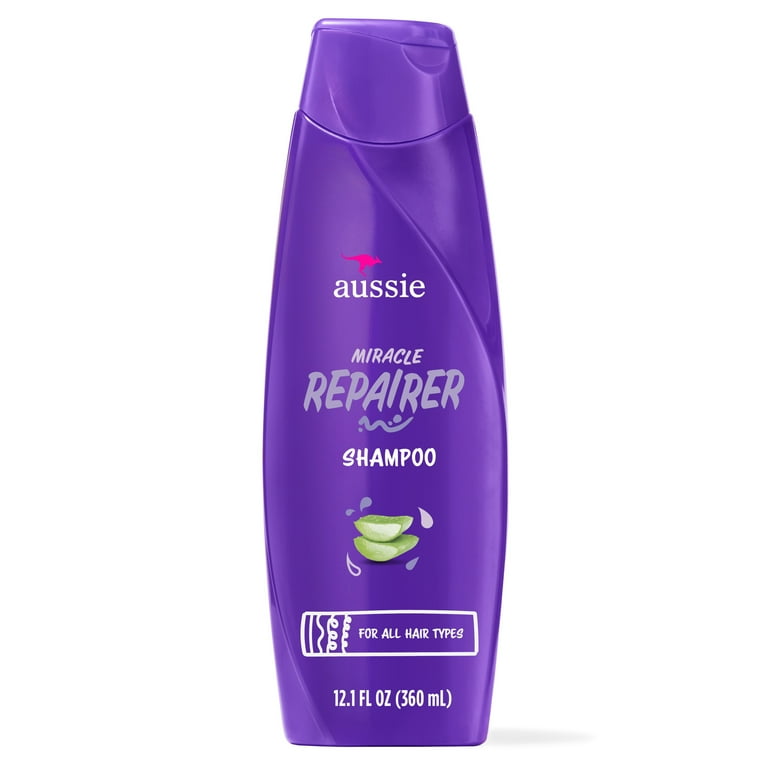 Aussie Miracle Repairer Aloe Shampoo for Healthy, Beautiful Hair