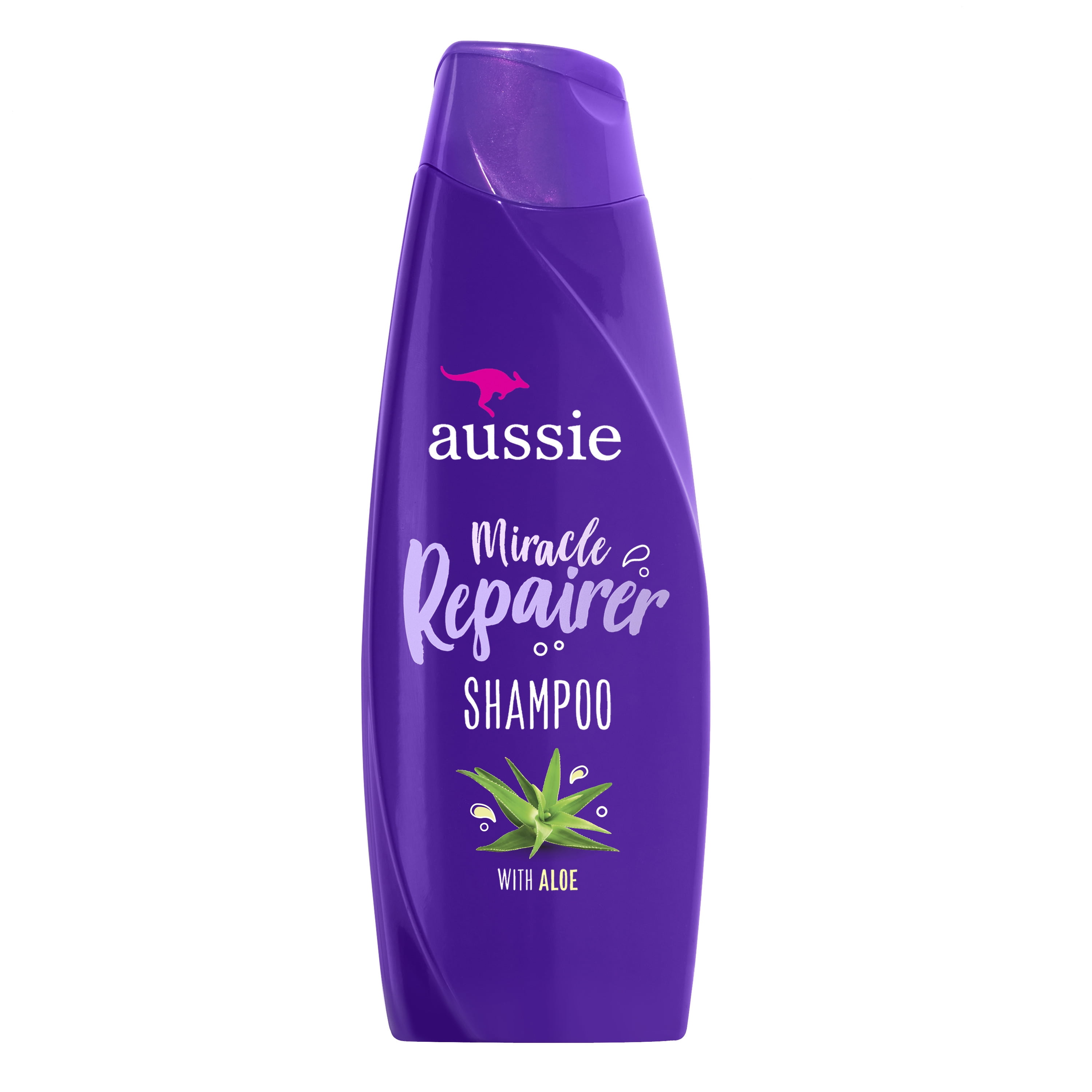 Aussie Miracle Shampoo with Aloe for All Hair Types, 12.1 fl oz - Walmart.com