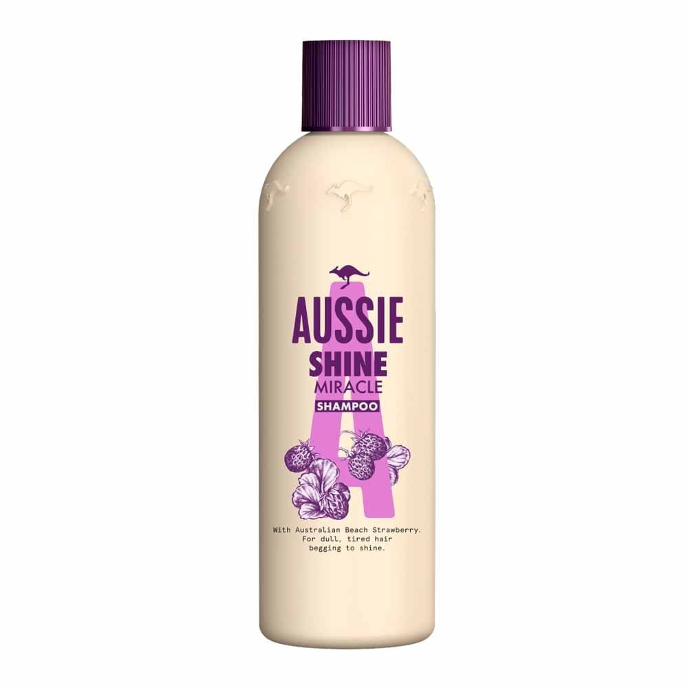 Aussie Miracle Shine Shampoo 300ml (2 Packs) by Aussie