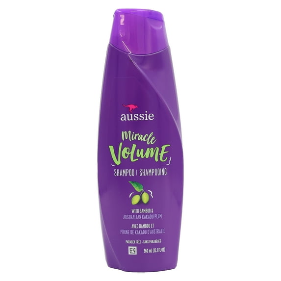 Aussie Miracle Volume Hair Shampoo, 12.1 Oz., Pack of 3