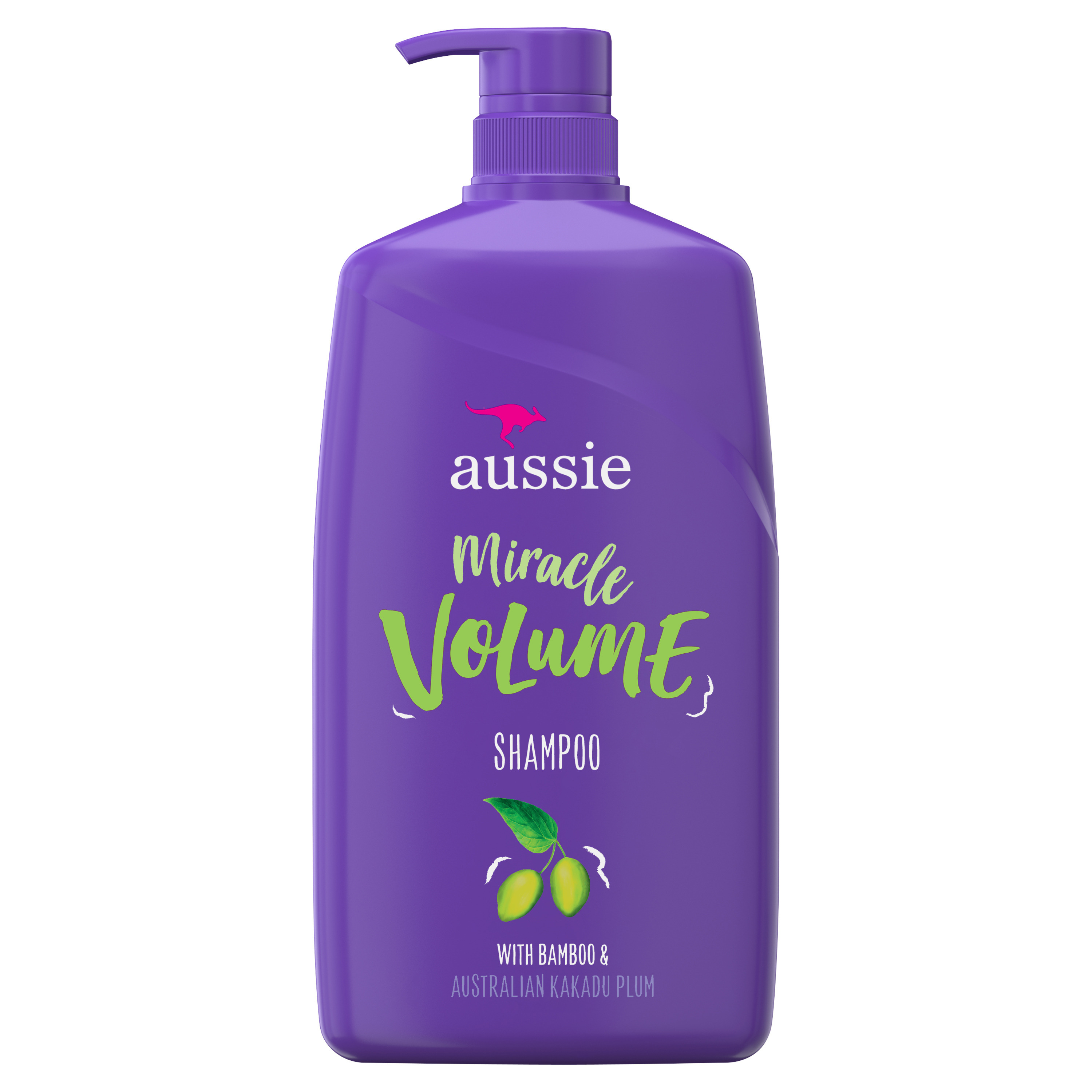 Aussie Miracle Volume with Plum & Bamboo, Paraben Free Shampoo, 26.2 fl oz - image 1 of 10