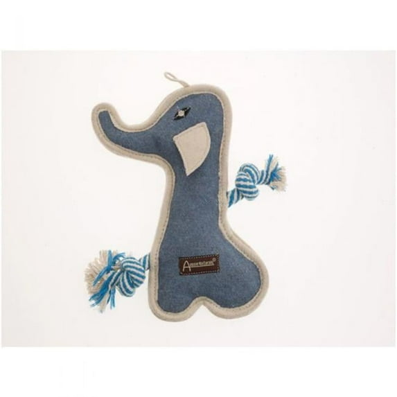 Aussie Naturals 780645 Tuff Mutt Elephant Dog Toy