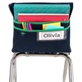 thumbnail image 1 of Aussie Pouch 2007072 Chair Pocket - 2-Pocket & Name Tag Slot, Green Trim - Extra Large, 1 of 1