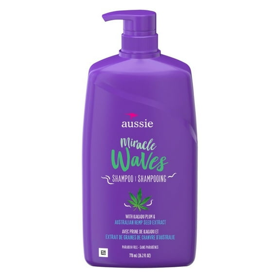 Aussie Shampoo Miracle Waves 26.2oz (Pack of 2)