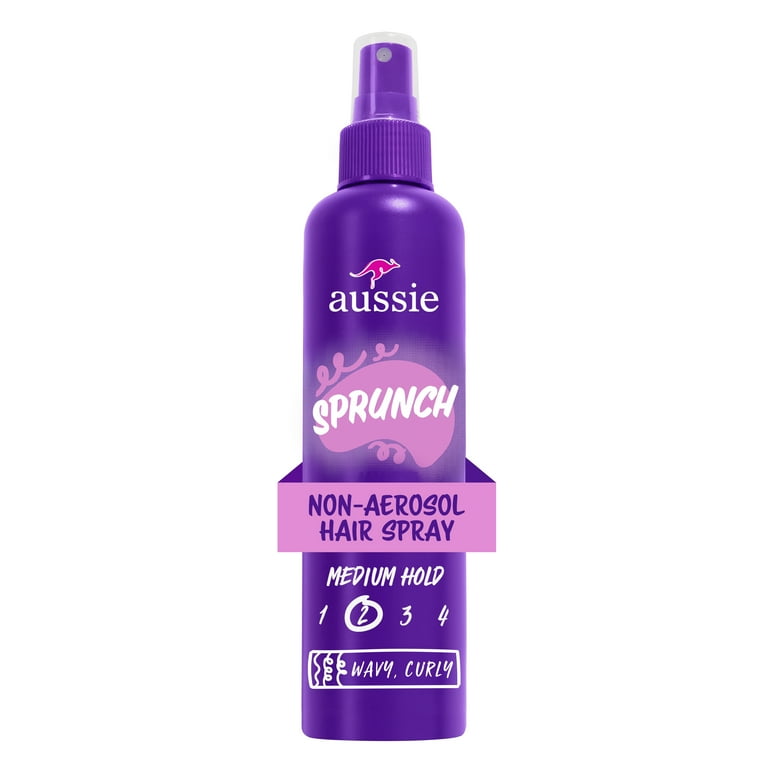 Aussie Sprunch Non-Aerosol Hair Spray for Curly Hair and Wavy Hair