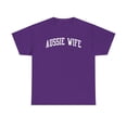 thumbnail image 1 of Aussie Wife Australian Wedding Anniversary Shirt Gifts Tshirt Crew Neck, 1 of 5
