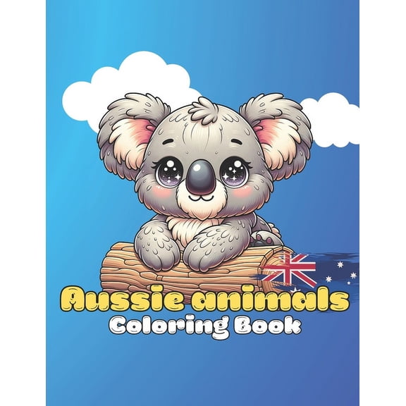Aussie animals Coloring Book for Kids, (Paperback)