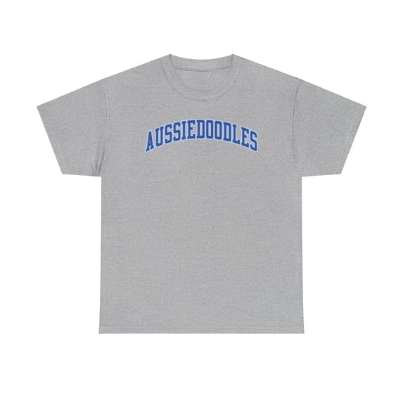 Aussiedoodle Dog Dad Mom Shirt Gifts Tshirt Crew Neck Short Sleeve