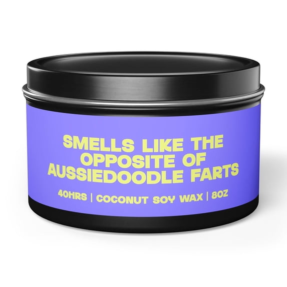 Aussiedoodle Mom Mother's Day Tin Candle Gifts Funny Home Office Decor
