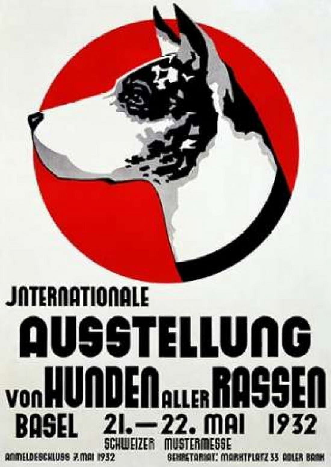 Ausstellung von Hunden Canvas Art - Johannes Handschin (20 x 28)