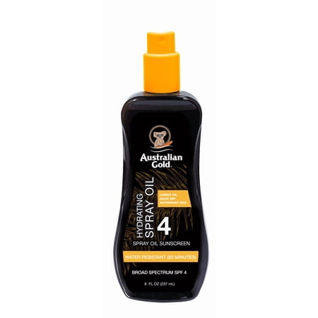 Australian Gold Spray Oil, SPF 4, 8 fl. oz