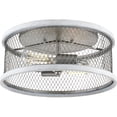 thumbnail image 1 of Austelle Collection Two-Light Galvanized 14" Flush Mount, 1 of 2