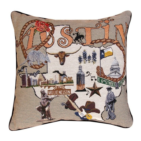 Manual Austin 17" Tapestry Pillow
