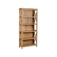 thumbnail image 1 of Austin 5-Tier Wood Bookcase in Rustic Brown, 1 of 6