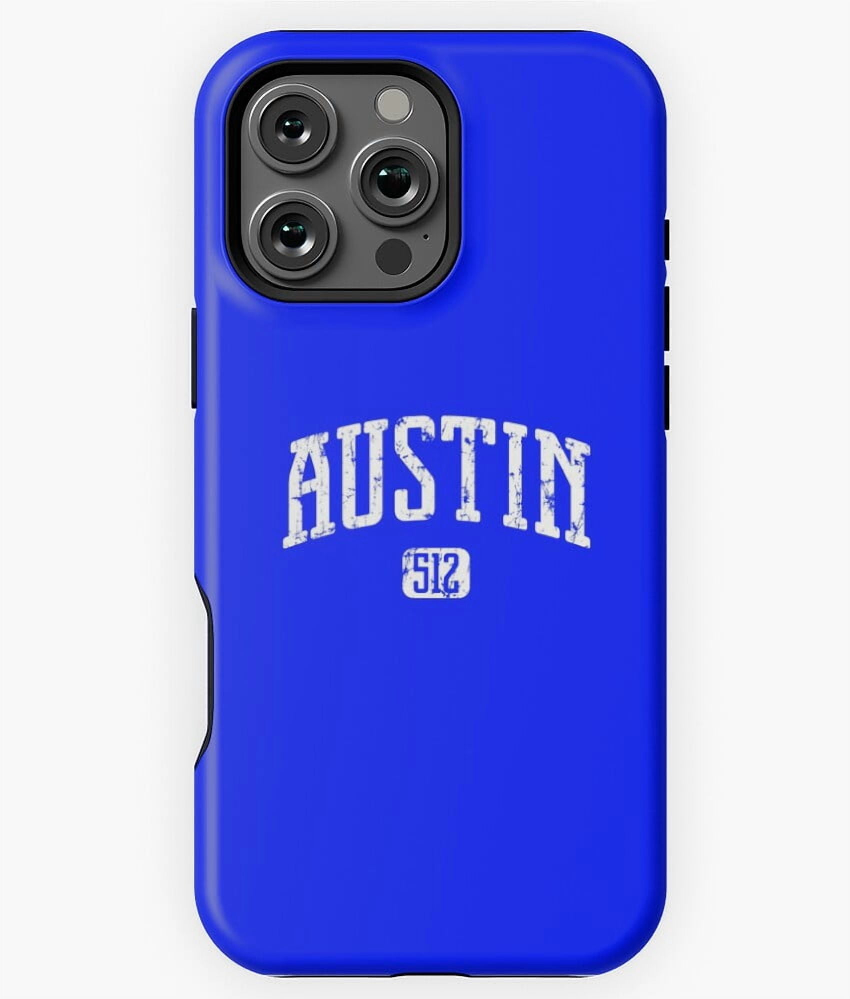 Austin 512 Area Code Phone Case for iPhone 16 15 14 13 12 11 Pro Max ...