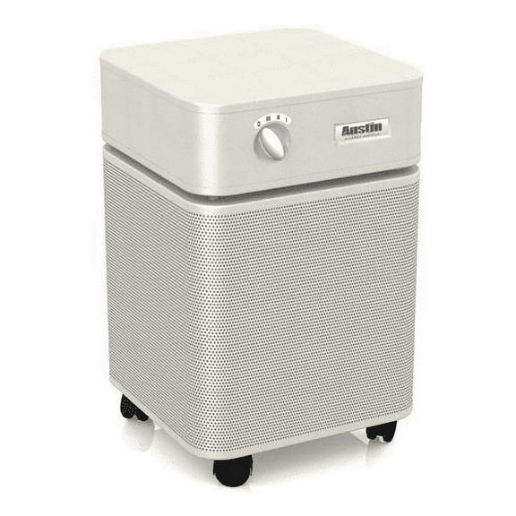 Austin Air B405SAN Allergy Machine Air Purifer; 60 Sq. Ft. Medical Grade True HEPA; 3 Fan Speeds; 5 Years Filter Life; Solid Steel Construction; CSA and UL Approved and Easy-Roll Casters in Sandstone
