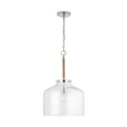 thumbnail image 1 of 9F373A Austin Allen Corde - 1 Light Pendant In Urban and Industrial Style-22.25 Inches Tall and 14 Inches Wide-Polished Nickel Finish    -Traditional, 1 of 6