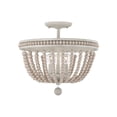 thumbnail image 1 of Austin Allen - Handley - 3 Light Semi Flush Mount In Coastal Style-14.5 Inches, 1 of 5