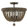 thumbnail image 1 of Austin Allen - Handley - 3 Light Semi-Flush Mount In Transitional Style-14.5, 1 of 3