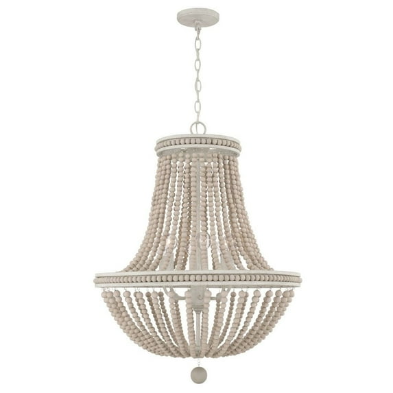 Austin Allen - Handley - 6 Light Chandelier In Coastal Style-30 Inches Tall and