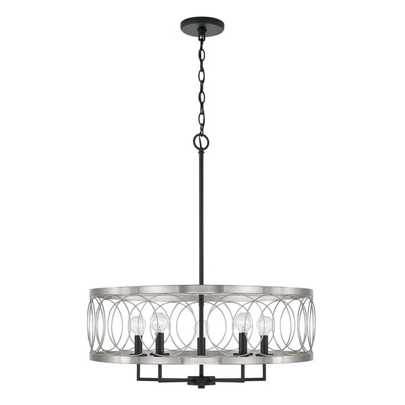 AA1003BT Austin Allen Madeline - 4 Light Pendant In Transitional Style-28 Inches Tall and 24.5 Inches Wide -Traditional Installation