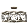 thumbnail image 1 of Austin Allen - Madeline - 4 Light Semi-Flush Mount In Transitional Style-12.75, 1 of 2