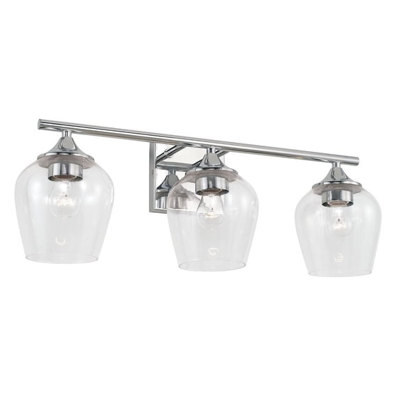 AA1009CH-Austin Allen-Reece - 3 Light Bath Vanity In Transitional Style-8.75 Inches Tall and 24 Inches Wide-Chrome Finish