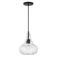 thumbnail image 1 of AA1004MB-Austin Allen-River - 1 Light Pendant In Transitional Style-11.5 Inches Tall and 9 Inches Wide-Matte Black Finish    -Traditional Installation, 1 of 2